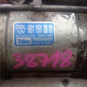 Motor Arranque Ssangyong Actyon (2006->) 2.0 200 Xdi [2,0 Ltr. - 104 kW TD CAT] - 38718